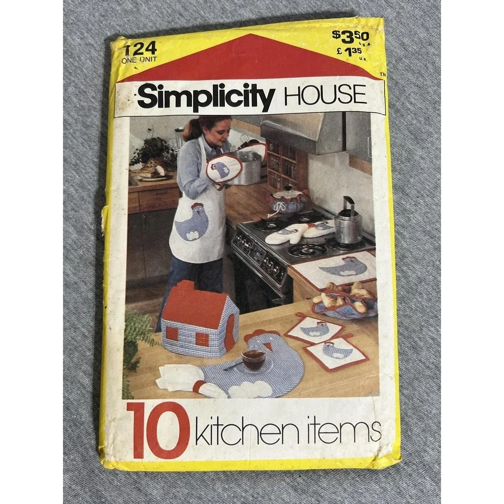Vintage Sewing Pattern Lot McCalls 2065 Simplicity 124 Peace Creek 23 Craft
